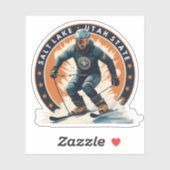 Skigebieden in de stad Salt Lake Utah Sticker (Vel)