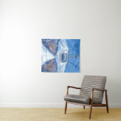 Skigondel Sneeuwberg Aquarel Wandkleed (In Situ (horizontaal))