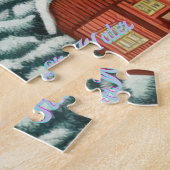 skihut sneeuwberg 1014 stks Puzzel (Zijkant)