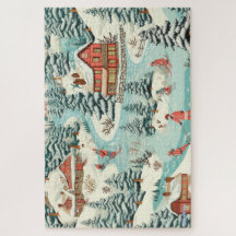 skihut sneeuwberg 1014 stks Puzzel