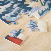 skihut sneeuwberg 1014 stks Puzzel (Zijkant)
