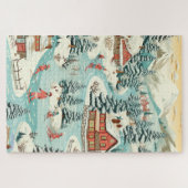 skihut sneeuwberg 1014 stks Puzzel Legpuzzel (Horizontaal)