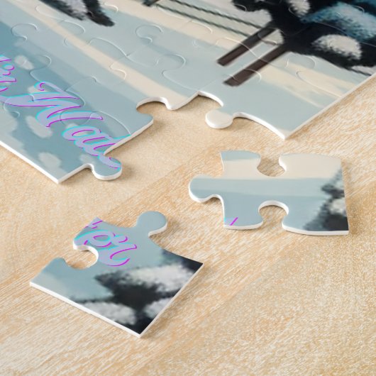 skihut sneeuwberg 1014 stks Puzzel Legpuzzel (Zijkant)