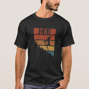 Skiier Skiing Winter Sport Skiing Ski T-shirt