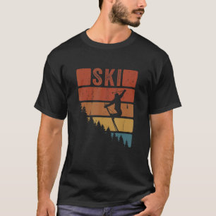 Skiier Skiing  Winter Sport Skiing Ski T-shirt