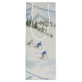 skiiers 1 wijn cadeautas (Achterkant)