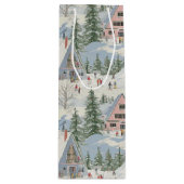 skiiers 4 wijn cadeautas (Voorkant)