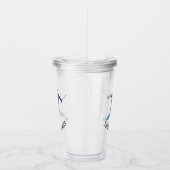 Skiing Acryl Drinkbeker (Rechts)