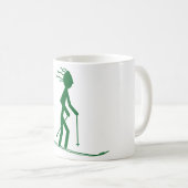 Skiing Adventure Coffee Mok (Voorkant rechts)