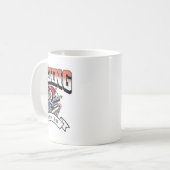 Skiing Adventure With Mount Fuji Japanese Style  Koffiemok (Voorkant links)