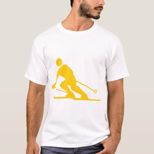 Skiing - Amber T-shirt (Voorkant)
