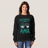 Skiing Amir Winter Sports Hobby Skier Ski Trui (Voorkant volledig)