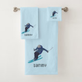 Skiing Bad Handdoek (Insitu)