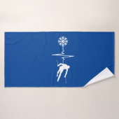 Skiing Badhanddoek (Badhanddoek)