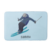 Skiing Badmat (Voorkant)