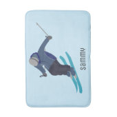Skiing Badmat (Voorkant Verticaal)