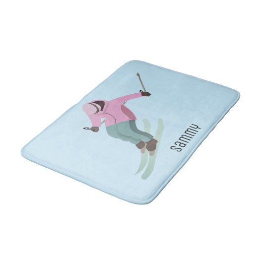 Skiing Badmat (Gekanteld)