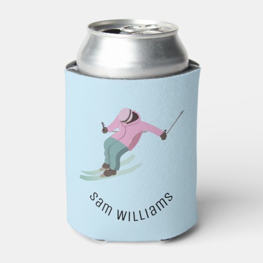 Skiing Blikjeskoeler (Blikje Voorkant)