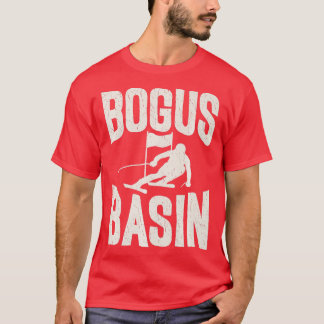  Skiing Bogus Basin Idaho Sneeuwliefhebbers T-shirt