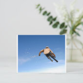 Skiing Briefkaart (Staand voorkant)