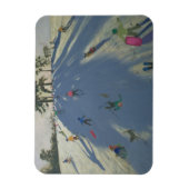 Skiing Calke Abbey Derby Magneet (Verticaal)