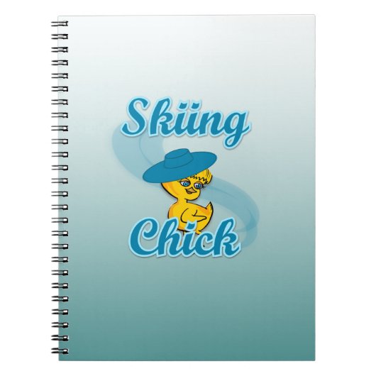 Skiing Chick #3 Notitieboek (Voorkant)