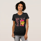 Skiing Chick T-shirt (Voorkant volledig)