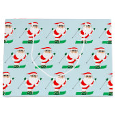 Skiing Christmas Holiday Groot Cadeauzakje (Voorkant)