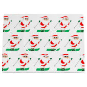 Skiing Christmas Holiday Groot Cadeauzakje (Voorkant)