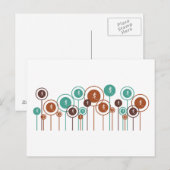 Skiing Daisies Briefkaart (Voorkant / Achterkant)
