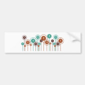 Skiing Daisies Bumpersticker (Voorkant)