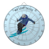 Skiing Dartbord (Voorkant)