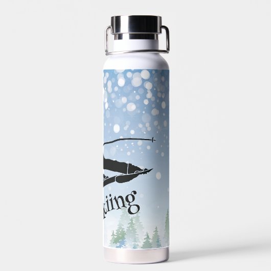 Skiing Design Thor Cooper Vacuum Insulated  Waterfles (Achterkant)