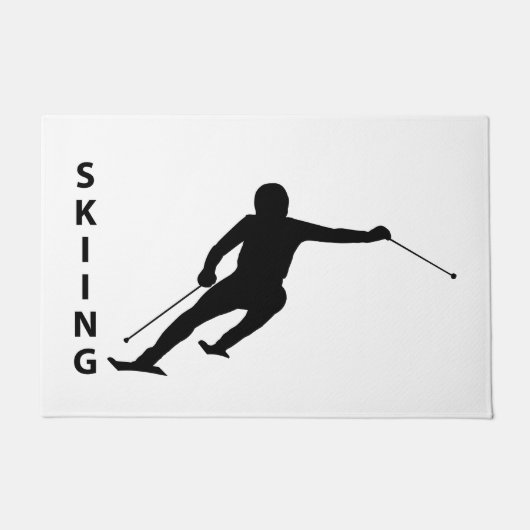 Skiing Deurmat (Voorkant)