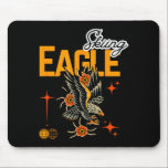 Skiing eagle oriental flower mountain wildlife muismat<br><div class="desc">Skiing eagle oriental flower mountain wildlife winter  | Mousepad .A refined look created for daily use. A modern look with minimal visual elements. A minimal aesthetic built for consistency. A simple style that fits many preferences.</div>