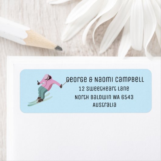 Skiing Etiket (Insitu)