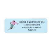 Skiing Etiket (Voorkant)