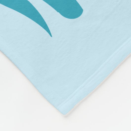 Skiing Fleece Deken (Hoek)