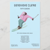Skiing Flyer (Voorkant)