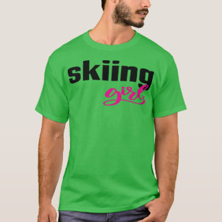 Skiing Girl 4 T-shirt