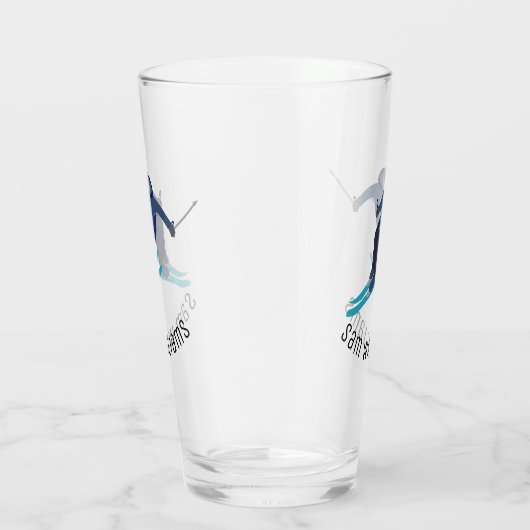 Skiing Glas (Rechts)