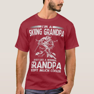 Skiing Grandpa Like Normal Grandpa Except Museum T-shirt