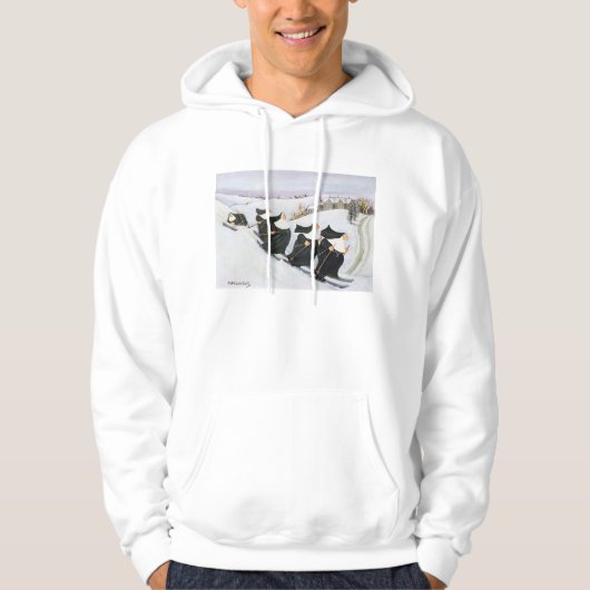 Skiing Hoodie (Voorkant)