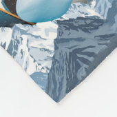 Skiing - Ik weet dat ik ski als een meisje skier-s Fleece Deken (Hoek)