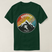 Skiing in Aussois Frankrijk T-shirt (Design voorkant)
