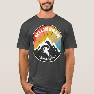 Skiing in Bellingham Washington T-shirt