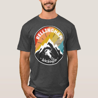 Skiing in Bellingham Washington T-shirt
