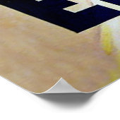 Skiing in Engleberg, Zwitserland, vintage-reis Poster (Hoek)