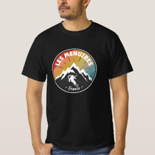 Skiing in France les Menuires T-shirt