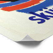 Skiing in France Vintage Poster (Hoek)